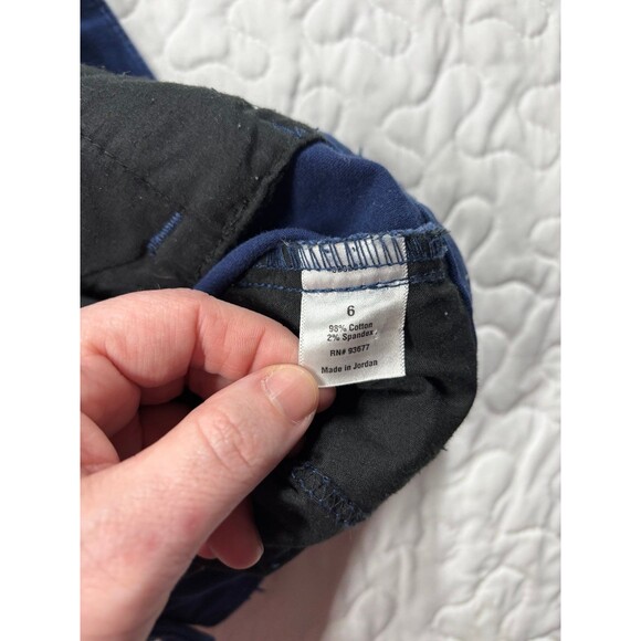 ANA A New Approach Navy Blue Midrise Twill Shorts 5” inseam size 6 - Picture 6 of 6